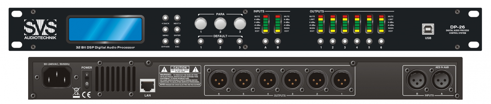 SVS Audiotechnik DP-26 Цифровой процессор: 2 входа 6 выходов в Чехове