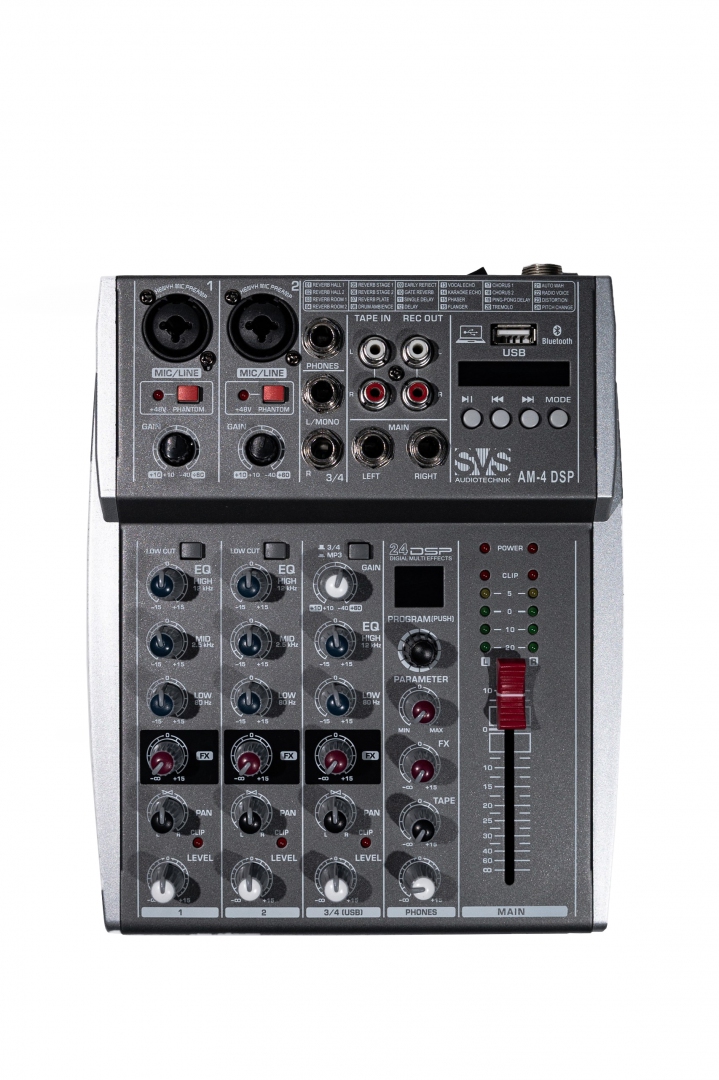 SVS Audiotechnik mixers AM-4 DSP Аналоговый микшерный пульт, 4-канала в Чехове