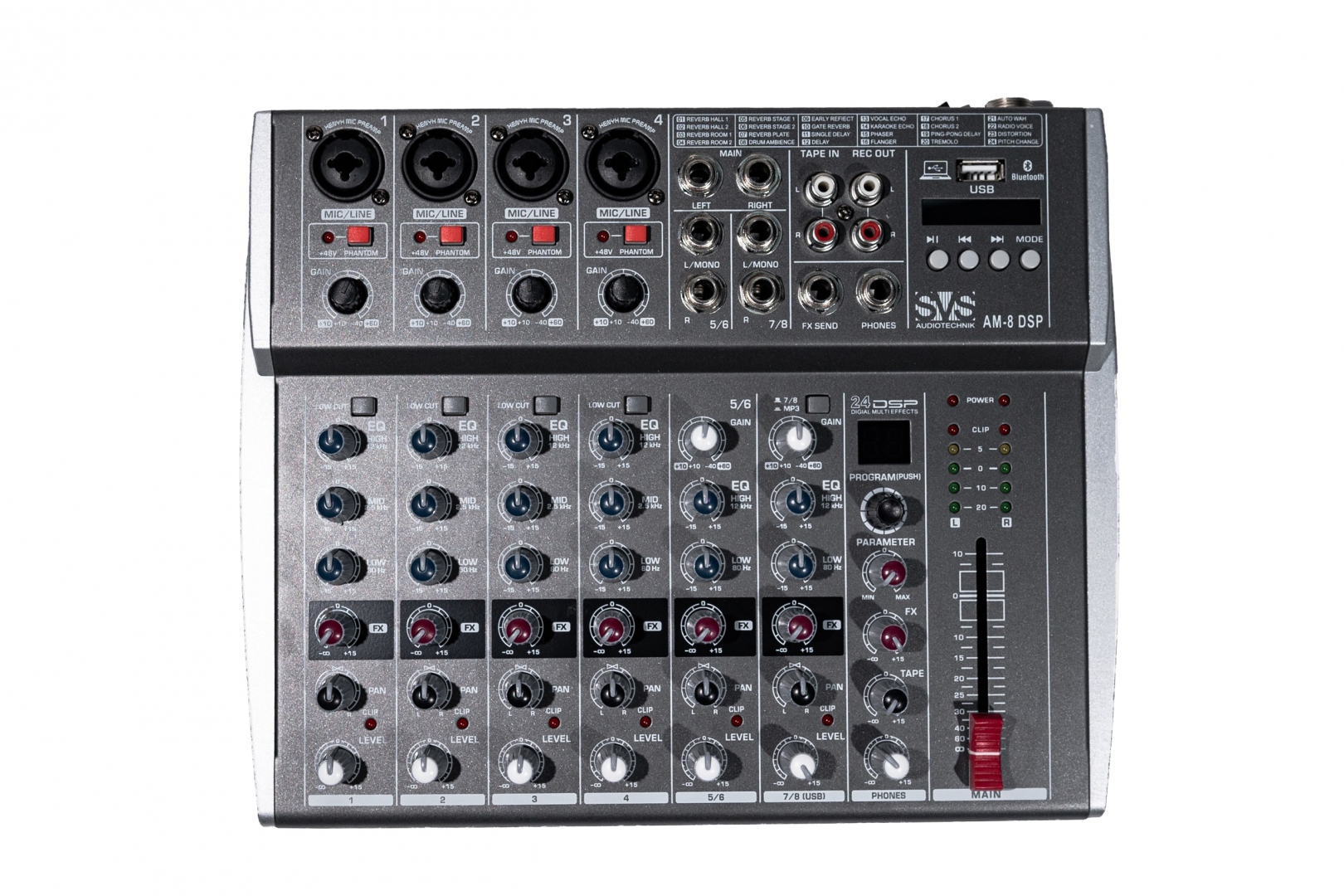 SVS Audiotechnik mixers AM-8 DSP Микшерный пульт аналоговый, 8-канальный в Чехове